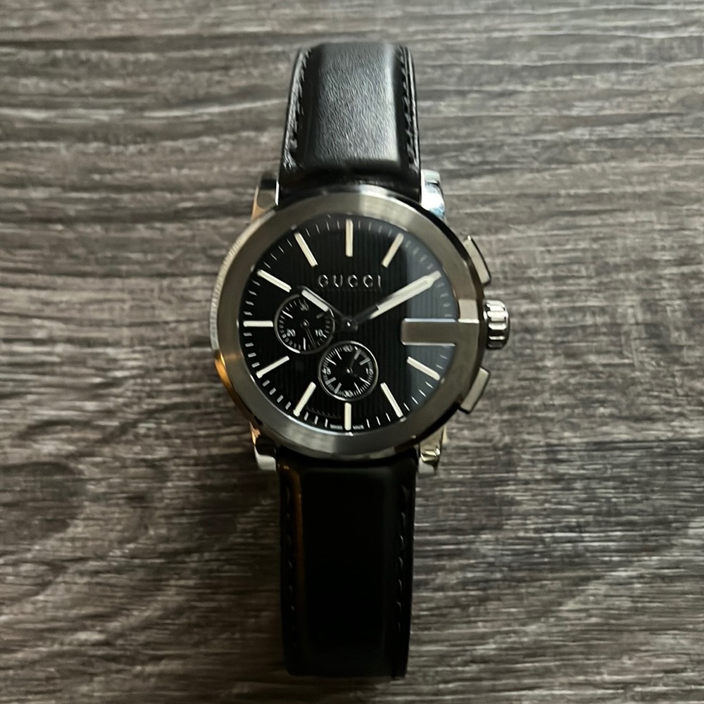 NWT Mens Gucci Chronograph Watch
